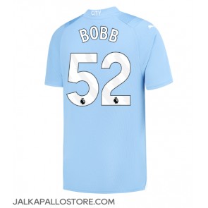 Manchester City Oscar Bobb #52 Kotipaita 2023-24 Lyhythihainen